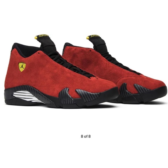 2014 Jordan 14 Retro Challenge Red “Ferrari”, Size 9 - Picture 2 of 16